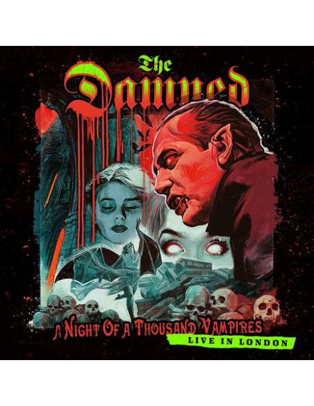 Damned The - A Night Of A Thousand Vampires Ltd. 2Lp Glow In The Dark Vinyl