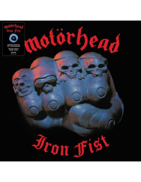 Motorhead - Iron Fist (Black and Blue Swirl Vinyl)