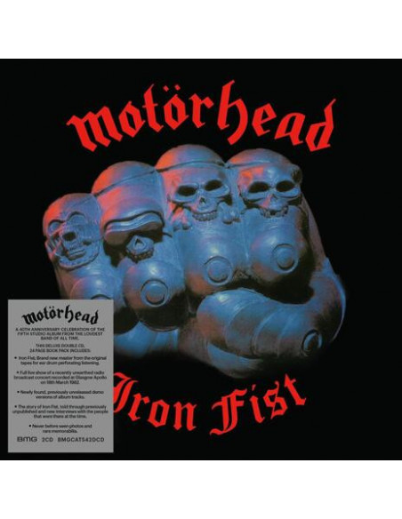 Motorhead - Iron Fist - (CD) (40th Anniversary Edition)