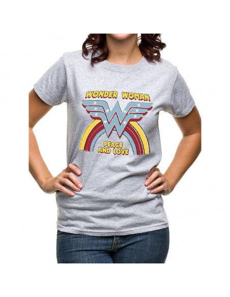 Wonder Woman: Rainbow Vintage (T-Shirt Unisex Tg. 2Xl)