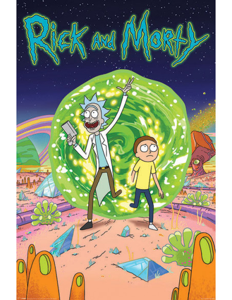Rick And Morty: Pyramid - Portal (Poster Maxi 61X91,5 Cm)