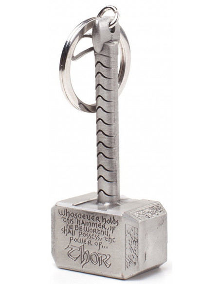 Marvel: Difuzed - Thor Hammer Mjolnir 3D Metal Silver (Portachiavi)