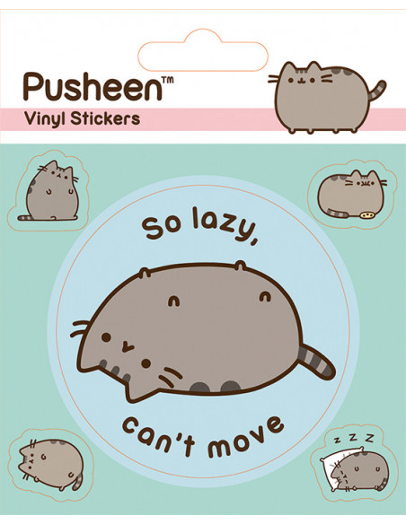 Pusheen: Lazy (Vinyl Stickers Pack)