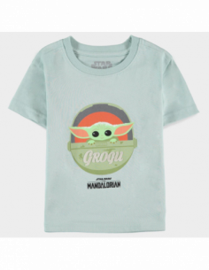 Star Wars: The Mandalorian - The Child Girls Blue (T-Shirt Bambino Tg. 122/128)
