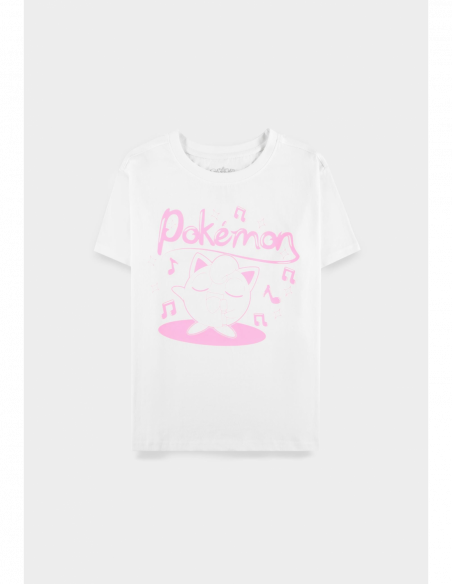 Pokemon: Jigglypuff Sing Grey (T-Shirt Donna Tg. M)