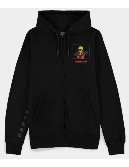 Naruto Shippuden: Black (Felpa Con Cappuccio Unisex Tg. S)