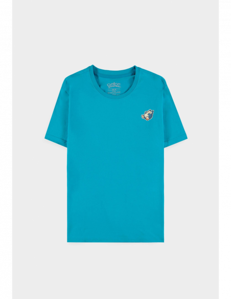 Pokemon: Pixel Snorlax Blue (T-Shirt Unisex Tg. M)
