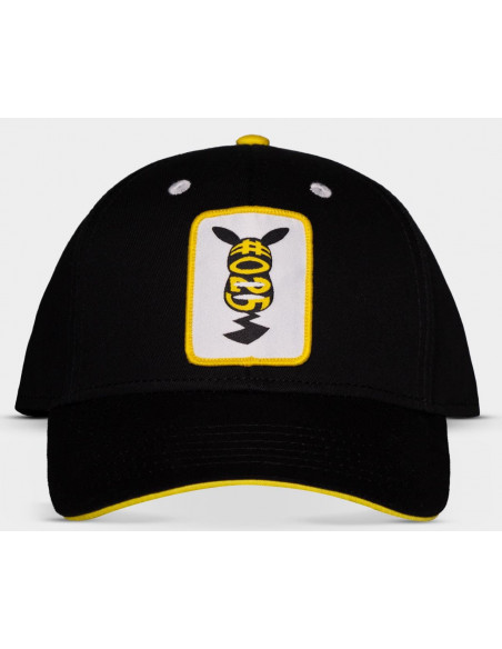 Pokemon: Men'S Adjustable Cap Black (Cappellino)