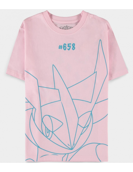 Pokemon: Greninja Pink (T-Shirt Donna Tg. S)