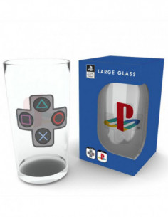 Playstation: Gb Eye - Buttons (Large Glass 400ml / Bicchiere)