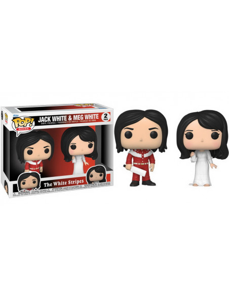 White Stripes (The): Funko Pop! Rocks - Jack White and Meg White (2 Pack)