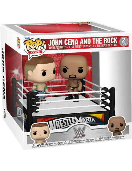 Wrestling: Funko Pop! Wwe - Moment - John Cena And The Rock (2012) (2 Pack)