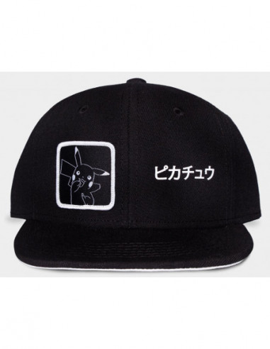 Pokemon: Men'S Snapback Cap Black...