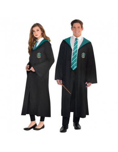 Harry Potter: Costume Adulto Slytherin Quidditch Robe S/Standard