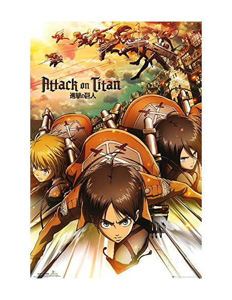 Attack On Titan: Gb Eye - Attack (Poster 91,5X61 Cm)