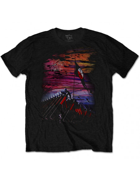 Pink Floyd: The Wall Flag and Hammers (T-Shirt Unisex Tg. S)