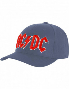 Ac/Dc: Baseball Red Logo (Denim Blue) (Cappellino)