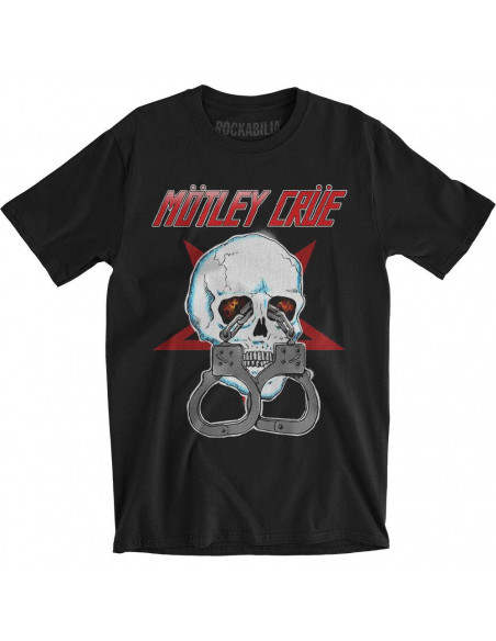 Motley Crue: Skull Cuffs 2 (T-Shirt Unisex Tg. S)