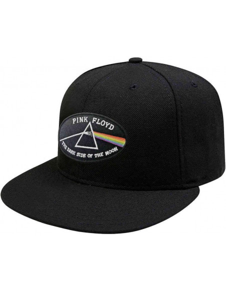 Pink Floyd: The Dark Side Of The Moon Black Border Snapback (Cappellino)