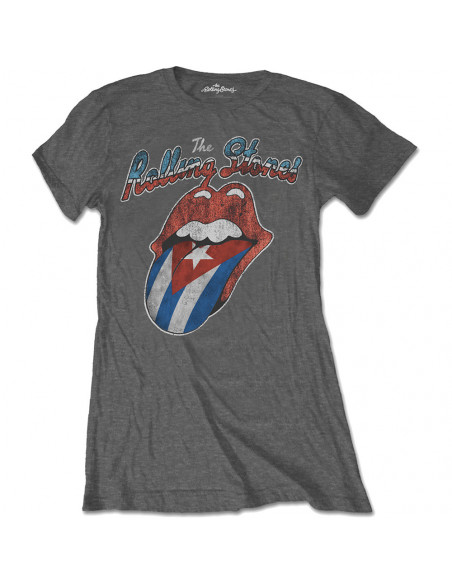 Rolling Stones (The): Rocks Off Cuba (T-Shirt Donna Tg. M)
