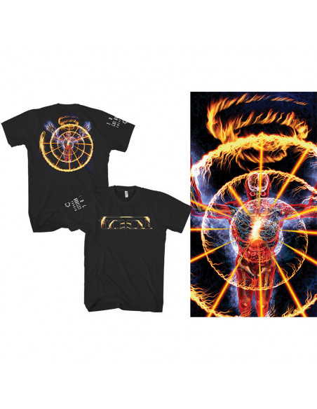 Tool: Flame Spiral (Back Print) (T-Shirt Unisex Tg. M)