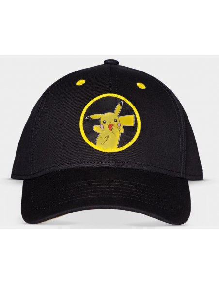 Pokemon: Men'S Adjustable Cap Black (Cappellino) v.2