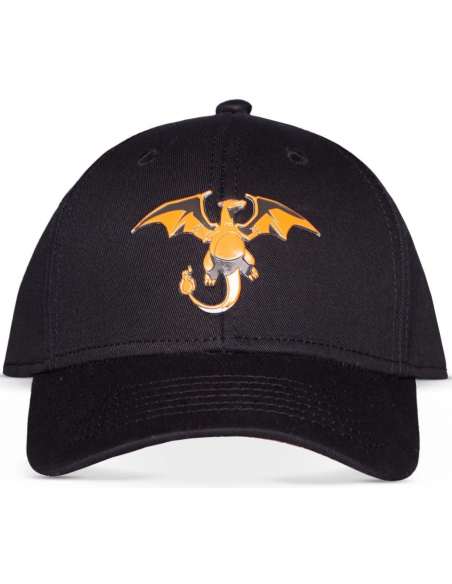 Pokemon: Charizard Men'S Adjustable Cap Black (Cappellino)