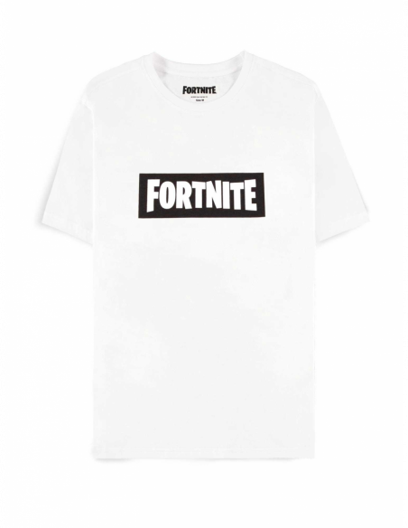 Fortnite: Men'S Short Sleeved White (T-Shirt Unisex Tg. L)