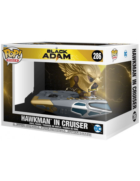 Funko Pop! Movies: Black Adam - Hawkman In Cruiser