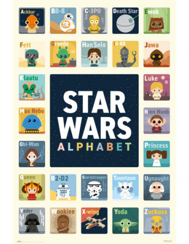 Star Wars: Alphabet (Poster 61x91