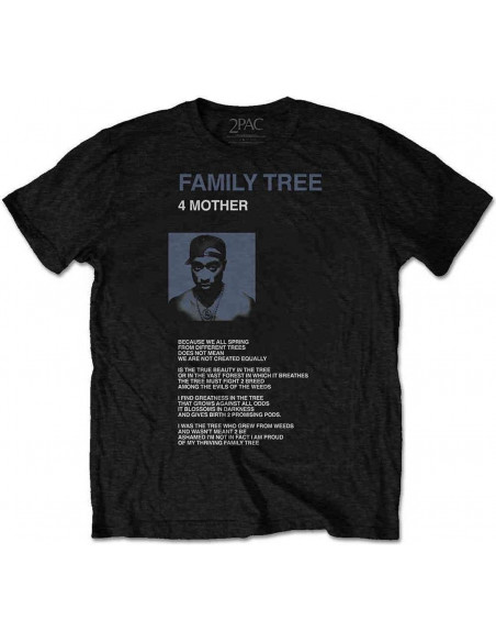 Tupac: Family Tree (T-Shirt Unisex Tg. L)