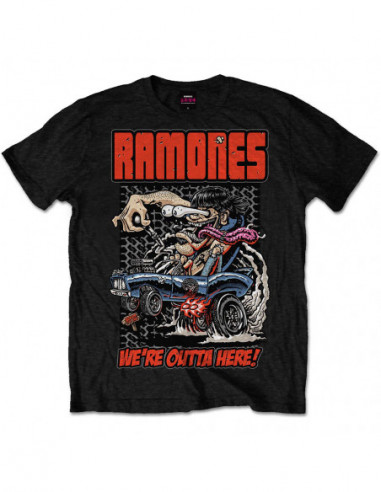 Ramones: Outta Here Black (T-Shirt...