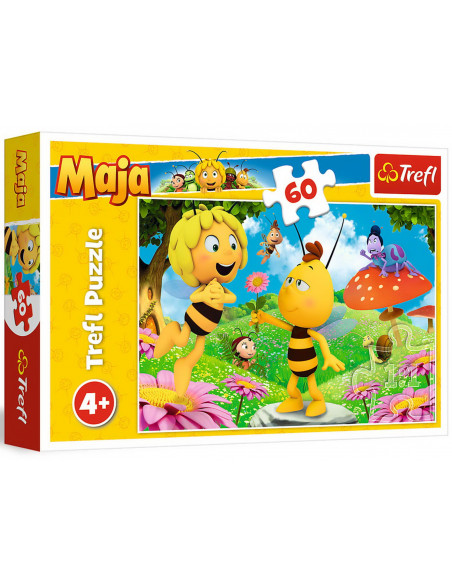 Maya The Bee: Trefl - Puzzle 60 - Flower For Maya