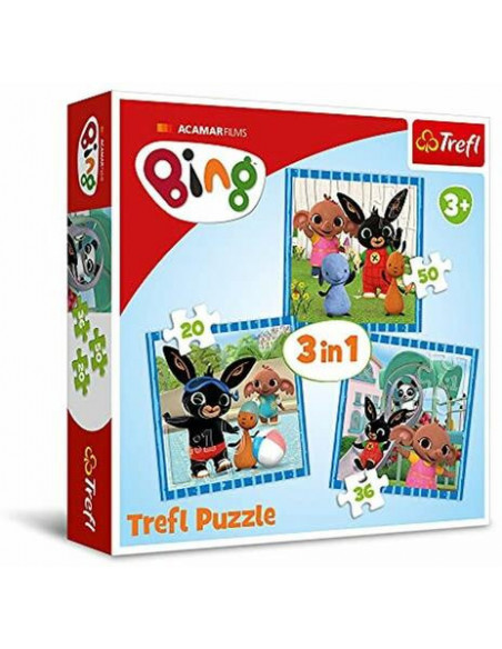 Bing: Trefl - Puzzle 3In1 - Having Fun With Friends
