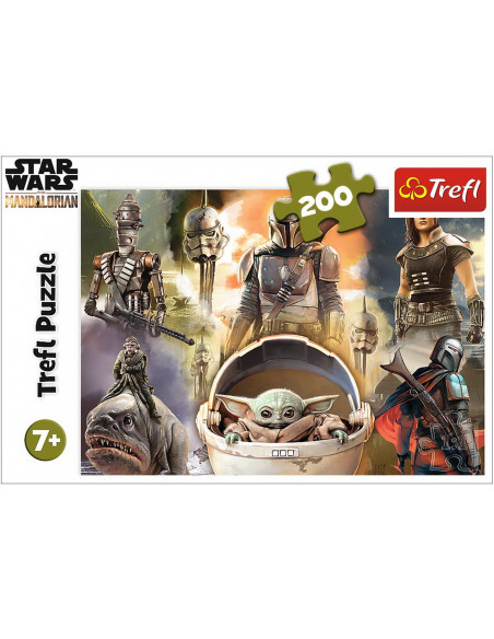 Star Wars: Trefl - Puzzle 200 - The Mandalorian Ready To Fight