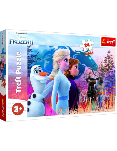 Disney: Trefl - Puzzle 24 Pz Maxi - Frozen 2 - Magical Journey
