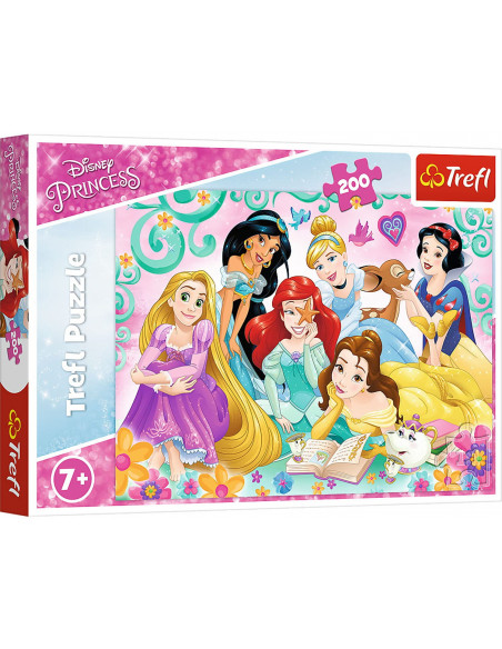 Disney: Trefl - Puzzle 200 - Disney Princess - Happy World Of Princesses