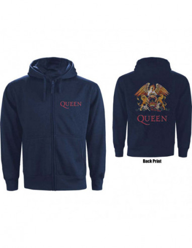Queen: Zipped Classic Crest (Back...