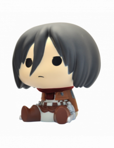 Attack On Titan: Plastoy - Mini Money Box - Chibi Mikasa - 13cm / Mini Salvadanaio