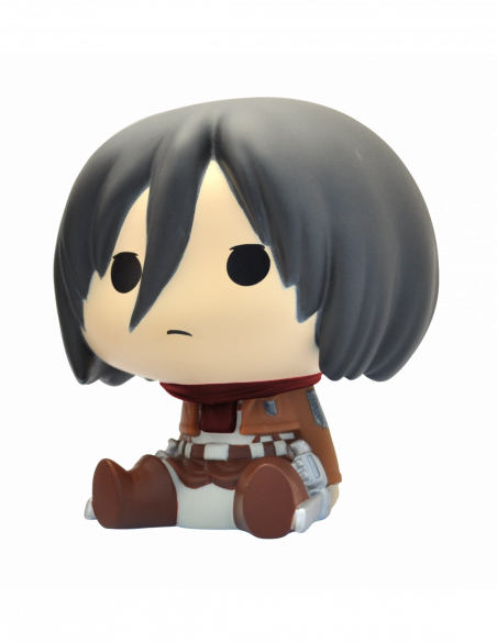 Attack On Titan: Plastoy - Mini Money Box - Chibi Mikasa - 13cm / Mini Salvadanaio