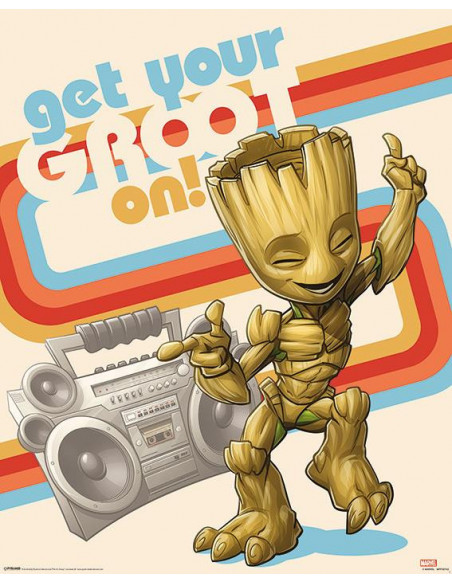 Marvel: Pyramid - Guardians Of The Galaxy 2 - Get Your Groot On (Poster Mini 40x50 Cm) Marvel: Pyramid - Guardians Of The Galaxy 2 - Get Your Groot On (Poster Mini 40x50 Cm)