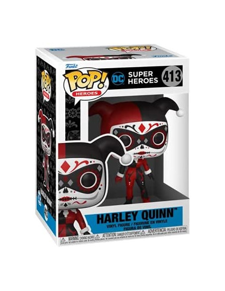 Dc Comics: Funko Pop! Heroes - Dia De Los Dc - Harley Quinn (Vinyl Figure 413)