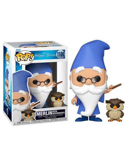 Disney: Funko Pop! - Sword In The Stone - Merlin With Archimedes (Vinyl Figure 1100)