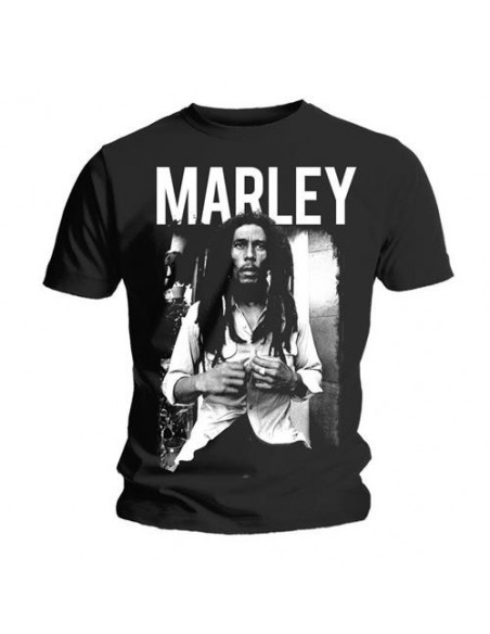 Bob Marley: Black & White (T-Shirt Unisex Tg. XL)