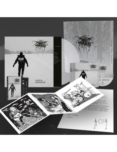 Darkthrone - Astral Fortress Clear Coloured Lp, CD, Cassette, A4 Letter, Art Prints