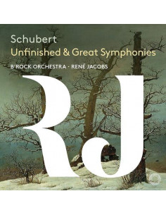 B Rock Orchestra, Rene Jacobs - Schubert Unfinished E Great Symphony - (CD)