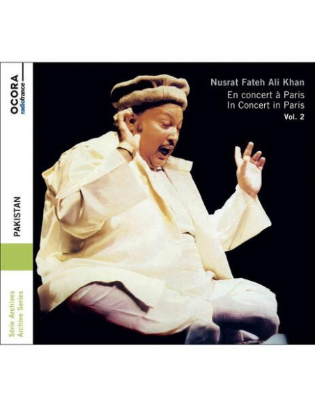 Compilation - Nusrat Fateh Ali Khan En Concert A Paris - (CD)