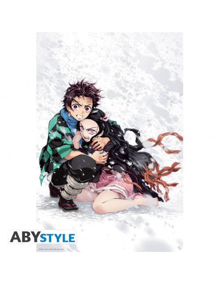 Demon Slayer: ABYstyle - Tanjiro and Nezuko Snow (Poster 91