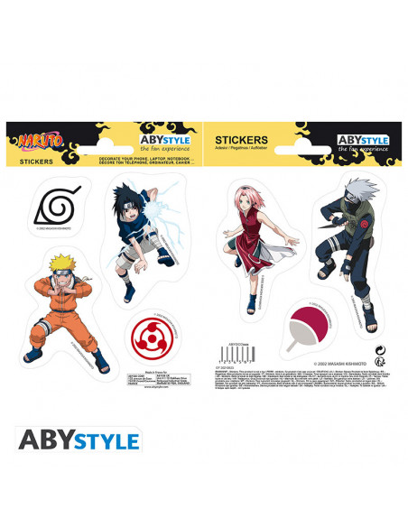 Naruto - Stickers - 16X11Cm/ 2 Sheets - Team 7