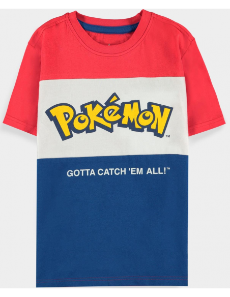 Pokemon: Core Logo Cut and Sew Multicolor (T-Shirt Bambino Tg. 122/128)